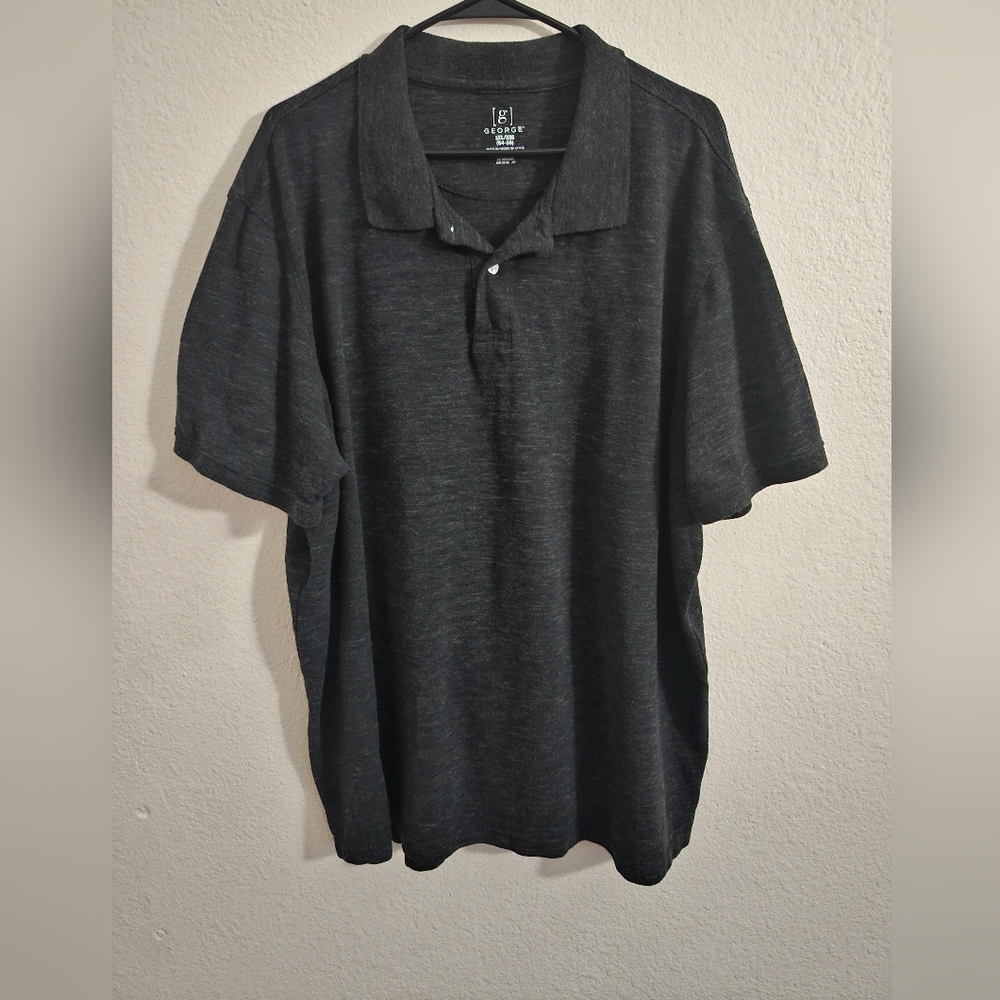 George Charcoal Polo Shirt